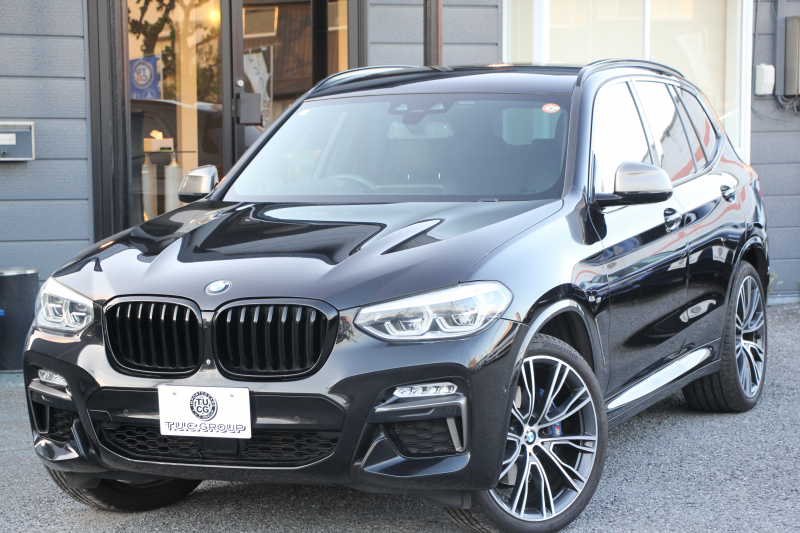 BMW X3 M40d 326馬力 3.0Lﾃﾞｨｰｾﾞﾙﾀｰﾎﾞ全席ﾋｰﾀｰ黒革 後席可倒調整 ﾊｰﾏﾝｶｰﾄﾞﾝ individual21ｲﾝﾁAW 追従ACC HUD 液晶ﾒｰﾀｰ ｽﾃｱﾘﾝｸﾞｻﾎﾟｰﾄ ﾀｯﾁ画面HDDﾅﾋﾞ360度ｶﾒﾗ LEDﾍｯﾄﾞﾗｲﾄ ｵｰﾄﾊｲﾋﾞｰﾑ 専用ﾃﾞﾌ&ﾌﾞﾚｰｷ 2年保証
