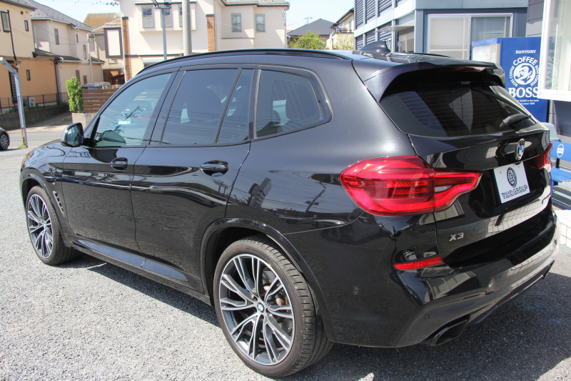 BMW X3 M40d 326馬力 3.0Lﾃﾞｨｰｾﾞﾙﾀｰﾎﾞ全席ﾋｰﾀｰ黒革 後席可倒調整 ﾊｰﾏﾝｶｰﾄﾞﾝ individual21ｲﾝﾁAW 追従ACC HUD 液晶ﾒｰﾀｰ ｽﾃｱﾘﾝｸﾞｻﾎﾟｰﾄ ﾀｯﾁ画面HDDﾅﾋﾞ360度ｶﾒﾗ LEDﾍｯﾄﾞﾗｲﾄ ｵｰﾄﾊｲﾋﾞｰﾑ 専用ﾃﾞﾌ&ﾌﾞﾚｰｷ 2年保証