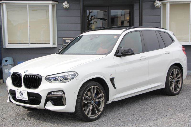 BMW X3 M40d ｾﾚｸﾄP 3.0Lﾃﾞｨｰｾﾞﾙﾀｰﾎﾞindividualﾒﾘﾉｺﾝﾋﾞﾚｻﾞｰ ﾊﾟﾉﾗﾏｻﾝﾙｰﾌ ﾘｱｼｰﾄ可倒調整 追従ACC HUD 液晶ﾒｰﾀｰ 360度ｶﾒﾗ LEDﾍｯﾄﾞﾗｲﾄ ｵｰﾄﾊｲﾋﾞｰﾑ ﾀｯﾁ画面HDDﾅﾋﾞMspﾌﾞﾚｰｷ 専用ﾃﾞﾌ 2年保証