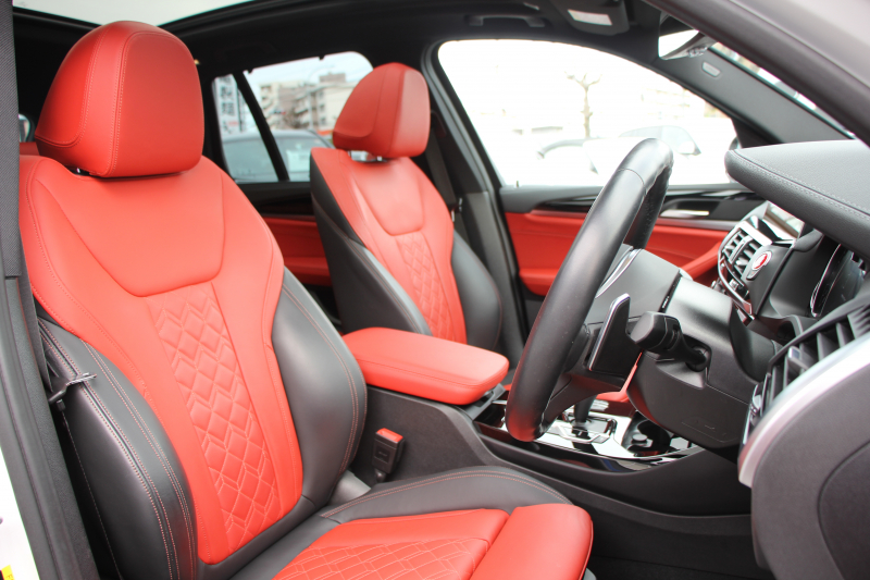 BMW X3 M40d ｾﾚｸﾄP 3.0Lﾃﾞｨｰｾﾞﾙﾀｰﾎﾞindividualﾒﾘﾉｺﾝﾋﾞﾚｻﾞｰ ﾊﾟﾉﾗﾏｻﾝﾙｰﾌ ﾘｱｼｰﾄ可倒調整 追従ACC HUD 液晶ﾒｰﾀｰ 360度ｶﾒﾗ LEDﾍｯﾄﾞﾗｲﾄ ｵｰﾄﾊｲﾋﾞｰﾑ ﾀｯﾁ画面HDDﾅﾋﾞMspﾌﾞﾚｰｷ 専用ﾃﾞﾌ 2年保証