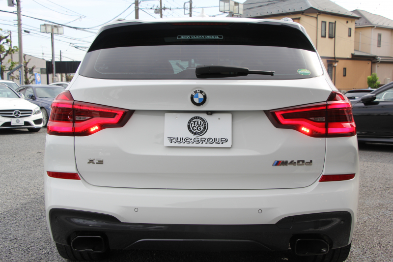 BMW X3 M40d ｾﾚｸﾄP 3.0Lﾃﾞｨｰｾﾞﾙﾀｰﾎﾞindividualﾒﾘﾉｺﾝﾋﾞﾚｻﾞｰ ﾊﾟﾉﾗﾏｻﾝﾙｰﾌ ﾘｱｼｰﾄ可倒調整 追従ACC HUD 液晶ﾒｰﾀｰ 360度ｶﾒﾗ LEDﾍｯﾄﾞﾗｲﾄ ｵｰﾄﾊｲﾋﾞｰﾑ ﾀｯﾁ画面HDDﾅﾋﾞMspﾌﾞﾚｰｷ 専用ﾃﾞﾌ 2年保証