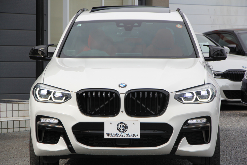 BMW X3 M40d ｾﾚｸﾄP 3.0Lﾃﾞｨｰｾﾞﾙﾀｰﾎﾞindividualﾒﾘﾉｺﾝﾋﾞﾚｻﾞｰ ﾊﾟﾉﾗﾏｻﾝﾙｰﾌ ﾘｱｼｰﾄ可倒調整 追従ACC HUD 液晶ﾒｰﾀｰ 360度ｶﾒﾗ LEDﾍｯﾄﾞﾗｲﾄ ｵｰﾄﾊｲﾋﾞｰﾑ ﾀｯﾁ画面HDDﾅﾋﾞMspﾌﾞﾚｰｷ 専用ﾃﾞﾌ 2年保証