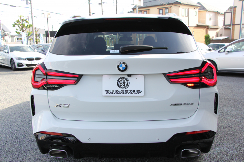 BMW X3 Xdrive20d Mｽﾎﾟｰﾂ ｻｳﾝﾄﾞP 後期 新車保証 全席ﾋｰﾀｰ黒革 ﾊｰﾏﾝｶｰﾄﾞﾝｻﾗｳﾝﾄﾞ渋滞時ﾊﾝｽﾞｵﾌ BMWﾗｲﾌﾞｺｯｸﾋﾟｯﾄ Applecarplay ﾀｯﾁ画面HDDﾅﾋﾞ追従ACC HUD 360度ｶﾒﾗ LEDﾍｯﾄﾞﾗｲﾄ ｱｺｰｽﾃｨｯｸｶﾞﾗｽ 2年保証