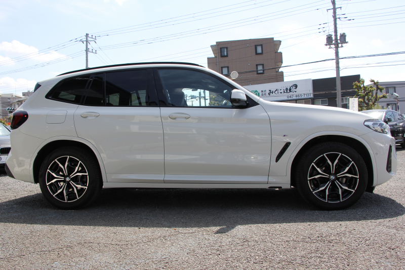 BMW X3 Xdrive20d Mｽﾎﾟｰﾂ ｻｳﾝﾄﾞP 後期 新車保証 全席ﾋｰﾀｰ黒革 ﾊｰﾏﾝｶｰﾄﾞﾝｻﾗｳﾝﾄﾞ渋滞時ﾊﾝｽﾞｵﾌ BMWﾗｲﾌﾞｺｯｸﾋﾟｯﾄ Applecarplay ﾀｯﾁ画面HDDﾅﾋﾞ追従ACC HUD 360度ｶﾒﾗ LEDﾍｯﾄﾞﾗｲﾄ ｱｺｰｽﾃｨｯｸｶﾞﾗｽ 2年保証