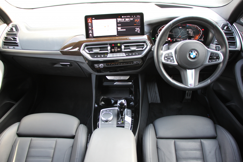 BMW X3 Xdrive20d Mｽﾎﾟｰﾂ ｻｳﾝﾄﾞP 後期 新車保証 全席ﾋｰﾀｰ黒革 ﾊｰﾏﾝｶｰﾄﾞﾝｻﾗｳﾝﾄﾞ渋滞時ﾊﾝｽﾞｵﾌ BMWﾗｲﾌﾞｺｯｸﾋﾟｯﾄ Applecarplay ﾀｯﾁ画面HDDﾅﾋﾞ追従ACC HUD 360度ｶﾒﾗ LEDﾍｯﾄﾞﾗｲﾄ ｱｺｰｽﾃｨｯｸｶﾞﾗｽ 2年保証