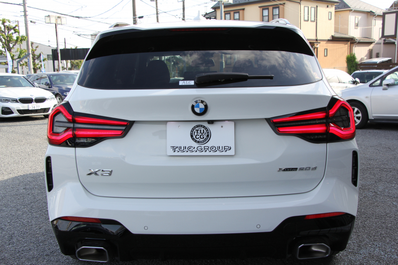 BMW X3 Xdrive20d Mｽﾎﾟｰﾂ ｻｳﾝﾄﾞP 後期 新車保証 全席ﾋｰﾀｰ黒革 ﾊｰﾏﾝｶｰﾄﾞﾝｻﾗｳﾝﾄﾞ渋滞時ﾊﾝｽﾞｵﾌ BMWﾗｲﾌﾞｺｯｸﾋﾟｯﾄ Applecarplay ﾀｯﾁ画面HDDﾅﾋﾞ追従ACC HUD 360度ｶﾒﾗ LEDﾍｯﾄﾞﾗｲﾄ ｱｺｰｽﾃｨｯｸｶﾞﾗｽ 2年保証