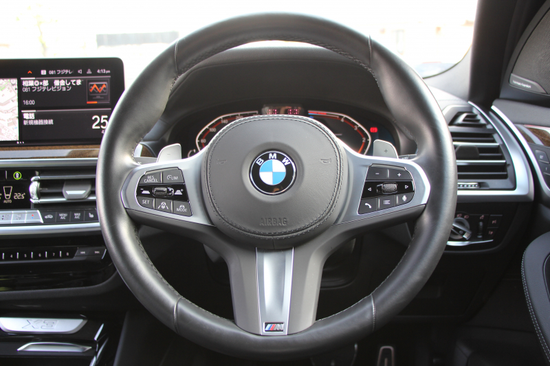 BMW X3 Xdrive20d Mｽﾎﾟｰﾂ ｻｳﾝﾄﾞP 後期 新車保証 全席ﾋｰﾀｰ黒革 ﾊｰﾏﾝｶｰﾄﾞﾝｻﾗｳﾝﾄﾞ渋滞時ﾊﾝｽﾞｵﾌ BMWﾗｲﾌﾞｺｯｸﾋﾟｯﾄ Applecarplay ﾀｯﾁ画面HDDﾅﾋﾞ追従ACC HUD 360度ｶﾒﾗ LEDﾍｯﾄﾞﾗｲﾄ ｱｺｰｽﾃｨｯｸｶﾞﾗｽ 2年保証