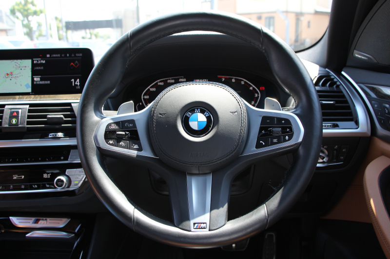 BMW X3 M40i ｾﾚｸﾄP ﾌｧｽﾄﾄﾗｯｸP 387馬力 直6ｶﾞｿﾘﾝﾀｰﾎﾞﾊﾟﾉﾗﾏｻﾝﾙｰﾌ ﾊｰﾏﾝｶｰﾄﾞﾝｻｳﾝﾄﾞ全席ﾋｰﾀｰ茶革 Mｽﾎﾟｰﾂｼｰﾄ ｱﾀﾞﾌﾟﾃｨﾌﾞMｻｽ Mｼｰﾄﾍﾞﾙﾄ Individual21AW BMWﾗｲﾌﾞｺｯｸﾋﾟｯﾄﾞ360度ｶﾒﾗ ﾀｯﾁ画面HDDﾅﾋﾞTV ｱｯﾌﾟﾙｶｰﾌﾟﾚｲ 2年保証