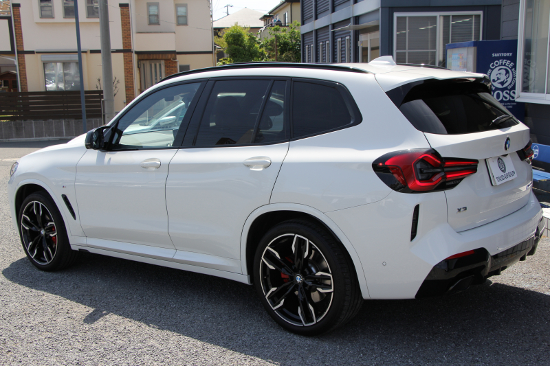 BMW X3 M40i 後期ﾓﾃﾞﾙ ｾﾚｸﾄ&ﾌｧｽﾄﾄﾗｯｸP ﾊﾟﾉﾗﾏｻﾝR 全席ﾋｰﾀｰ茶革 Mspｼｰﾄ Msp赤ﾌﾞﾚｰｷ Mｼｬﾄﾞｰﾗｲﾝ Mｼｰﾄﾍﾞﾙﾄ 21AW ｱﾀﾞﾌﾟﾃｨﾌﾞMｻｽ ﾊｰﾏﾝｶｰﾄﾞﾝ HUD 追従ACC 渋滞ﾊﾝｽﾞｵﾌ ｽﾃｱﾘﾝｸﾞﾋｰﾀｰ ｼﾞｪｽﾁｬｰC 387馬力直6ｶﾞｿﾘﾝﾀｰﾎﾞ2年保証