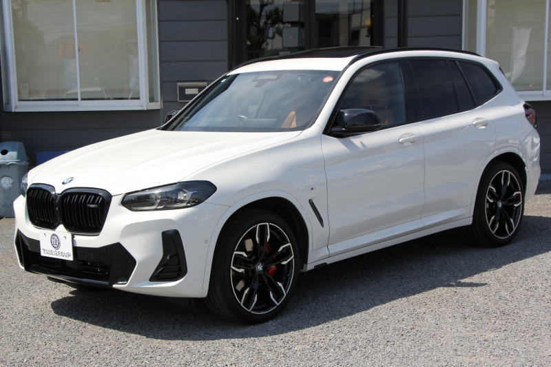 BMW X3 M40i 後期ﾓﾃﾞﾙ ｾﾚｸﾄ&ﾌｧｽﾄﾄﾗｯｸP ﾊﾟﾉﾗﾏｻﾝR 全席ﾋｰﾀｰ茶革 Mspｼｰﾄ Msp赤ﾌﾞﾚｰｷ Mｼｬﾄﾞｰﾗｲﾝ Mｼｰﾄﾍﾞﾙﾄ 21AW ｱﾀﾞﾌﾟﾃｨﾌﾞMｻｽ ﾊｰﾏﾝｶｰﾄﾞﾝ HUD 追従ACC 渋滞ﾊﾝｽﾞｵﾌ ｽﾃｱﾘﾝｸﾞﾋｰﾀｰ ｼﾞｪｽﾁｬｰC 387馬力直6ｶﾞｿﾘﾝﾀｰﾎﾞ2年保証