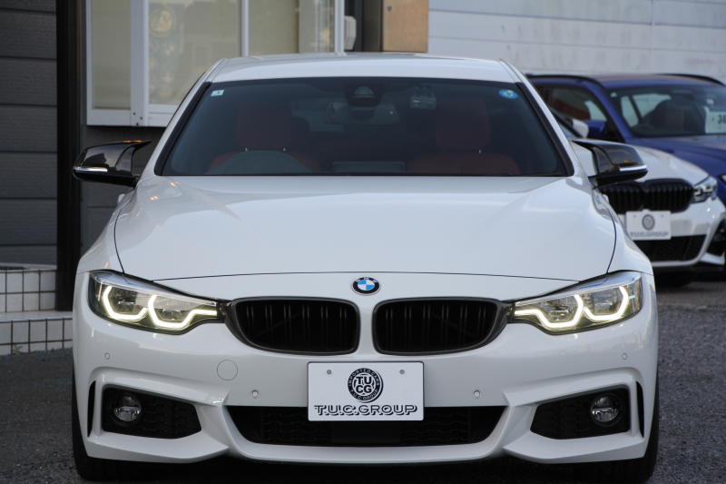 BMW 4シリーズ 420i ｸﾞﾗﾝｸｰﾍﾟMｽﾎﾟｰﾂ 後期 ﾋｰﾀｰ赤革 追従ACC 液晶ﾒｰﾀｰ LEDﾍｯﾄﾞﾗｲﾄ&ﾃｰﾙ ｺﾝﾍﾟﾃｨｼｮﾝﾙｯｸ19AW ﾀｯﾁ画面HDDﾅﾋﾞTV  衝突軽減ﾌﾞﾚｰｷ 車線逸脱警告 歩行者警告 電動ﾘｱｹﾞｰﾄ H&Rﾀﾞｳﾝｻｽ 2年保証