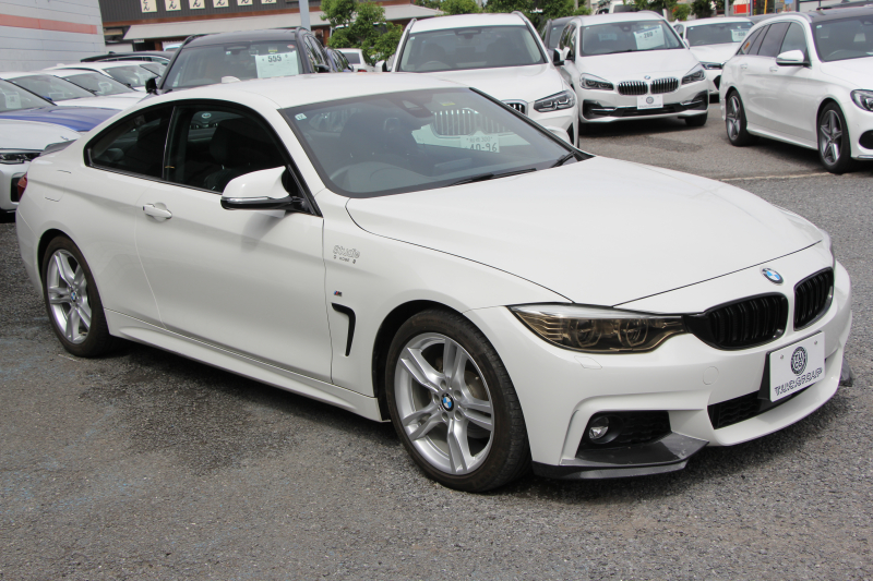 BMW 4シリーズ 420i ｸｰﾍﾟMｽﾎﾟｰﾂ LEDﾍｯﾄﾞﾗｲﾄ 追従ACC 衝突軽減ﾌﾞﾚｰｷ 車線逸脱警告 歩行者警告 専用ｴｱﾛ ﾌﾞﾗｯｸｷﾄﾞﾆｰｸﾞﾘﾙ ﾀｯﾁﾊﾟｯﾄﾞ対応HDDﾅﾋﾞｹﾞｰｼｮﾝBluetooth接続 ｽﾏｰﾄｷｰ ﾊﾟﾄﾞﾙｼﾌﾄ ﾐﾗｰETC2.0 直噴ﾀｰﾎﾞ8速AT 2年保証