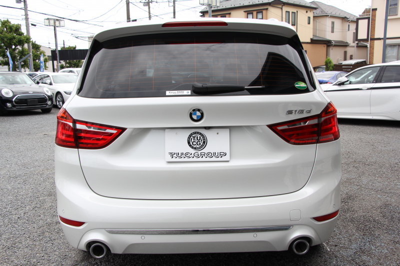 BMW 2シリーズ 218d ｸﾞﾗﾝﾂｱﾗｰ ﾗｸﾞｼﾞｭｱﾘｰ 最終ﾓﾃﾞﾙ 型式変更後3DA-6W20 3列7人乗り ADｱｸﾃｨﾌﾞｾｰﾌﾃｨ&ｺﾝﾌｫｰﾄP 追従ACC HUD ﾋｰﾀｰ黒革 電動ﾄﾗﾝｸ LEDﾍｯﾄﾞﾗｲﾄ ﾒﾓﾘｰ付電動ｼｰﾄ ﾀｯﾁ画面HDDﾅﾋﾞﾊﾟｰｷﾝｸﾞｱｼｽﾄ 2年保証