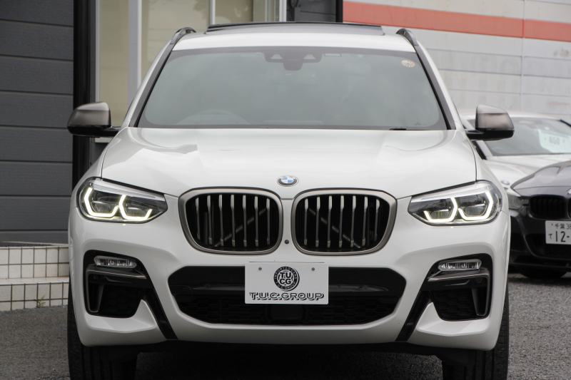 BMW X3 M40d ｾﾚｸﾄP 326馬力 3.0Lﾃﾞｨｰｾﾞﾙﾀｰﾎﾞﾊﾟﾉﾗﾏｻﾝﾙｰﾌ 全席ﾋｰﾀｰ黒革 ﾘｱｼｰﾄ可倒調整 ﾊｰﾏﾝｶｰﾄﾞﾝｻｳﾝﾄﾞindividual21AW 追従ACC HUD 液晶ﾒｰﾀｰ ｽﾃｱﾘﾝｸﾞｻﾎﾟｰﾄ ﾀｯﾁ画面HDDﾅﾋﾞ360度ｶﾒﾗ LEDﾍｯﾄﾞﾗｲﾄ ｵｰﾄﾊｲﾋﾞｰﾑ 専用ﾃﾞﾌ&ﾌﾞﾚｰｷ 2年保証