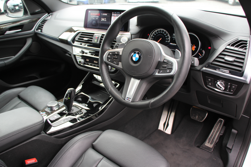 BMW X3 M40d ｾﾚｸﾄP 326馬力 3.0Lﾃﾞｨｰｾﾞﾙﾀｰﾎﾞﾊﾟﾉﾗﾏｻﾝﾙｰﾌ 全席ﾋｰﾀｰ黒革 ﾘｱｼｰﾄ可倒調整 ﾊｰﾏﾝｶｰﾄﾞﾝｻｳﾝﾄﾞindividual21AW 追従ACC HUD 液晶ﾒｰﾀｰ ｽﾃｱﾘﾝｸﾞｻﾎﾟｰﾄ ﾀｯﾁ画面HDDﾅﾋﾞ360度ｶﾒﾗ LEDﾍｯﾄﾞﾗｲﾄ ｵｰﾄﾊｲﾋﾞｰﾑ 専用ﾃﾞﾌ&ﾌﾞﾚｰｷ 2年保証