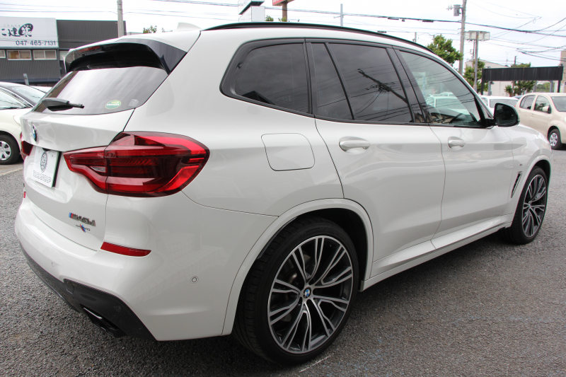 BMW X3 M40d ｾﾚｸﾄP 326馬力 3.0Lﾃﾞｨｰｾﾞﾙﾀｰﾎﾞﾊﾟﾉﾗﾏｻﾝﾙｰﾌ 全席ﾋｰﾀｰ黒革 ﾘｱｼｰﾄ可倒調整 ﾊｰﾏﾝｶｰﾄﾞﾝｻｳﾝﾄﾞindividual21AW 追従ACC HUD 液晶ﾒｰﾀｰ ｽﾃｱﾘﾝｸﾞｻﾎﾟｰﾄ ﾀｯﾁ画面HDDﾅﾋﾞ360度ｶﾒﾗ LEDﾍｯﾄﾞﾗｲﾄ ｵｰﾄﾊｲﾋﾞｰﾑ 専用ﾃﾞﾌ&ﾌﾞﾚｰｷ 2年保証