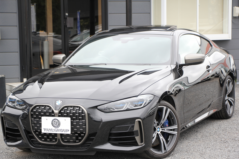 BMW 4シリーズ M440i Xdrive ｸｰﾍﾟｲﾉﾍﾞｰｼｮﾝP 4WD ｻﾝﾙｰﾌ ﾋｰﾀｰ赤革 渋滞ﾊﾝｽﾞｵﾌ ﾊｰﾏﾝｶｰﾄﾞﾝ ﾚｰｻﾞｰﾗｲﾄ ｲﾝﾃﾞｨﾋﾞｼﾞｭｱﾙ19AW 387馬力 直6ﾀｰﾎﾞ追従ACC HUD 360度ｶﾒﾗ 電動ﾄﾗﾝｸ ﾗｲﾌﾞｺｯｸﾋﾟｯﾄ ﾀｯﾁ画面HDDﾅﾋﾞTV ｱｯﾌﾟﾙｶｰﾌﾟﾚｲ 2年保証