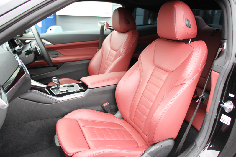 BMW 4シリーズ M440i Xdrive ｸｰﾍﾟｲﾉﾍﾞｰｼｮﾝP 4WD ｻﾝﾙｰﾌ ﾋｰﾀｰ赤革 渋滞ﾊﾝｽﾞｵﾌ ﾊｰﾏﾝｶｰﾄﾞﾝ ﾚｰｻﾞｰﾗｲﾄ ｲﾝﾃﾞｨﾋﾞｼﾞｭｱﾙ19AW 387馬力 直6ﾀｰﾎﾞ追従ACC HUD 360度ｶﾒﾗ 電動ﾄﾗﾝｸ ﾗｲﾌﾞｺｯｸﾋﾟｯﾄ ﾀｯﾁ画面HDDﾅﾋﾞTV ｱｯﾌﾟﾙｶｰﾌﾟﾚｲ 2年保証