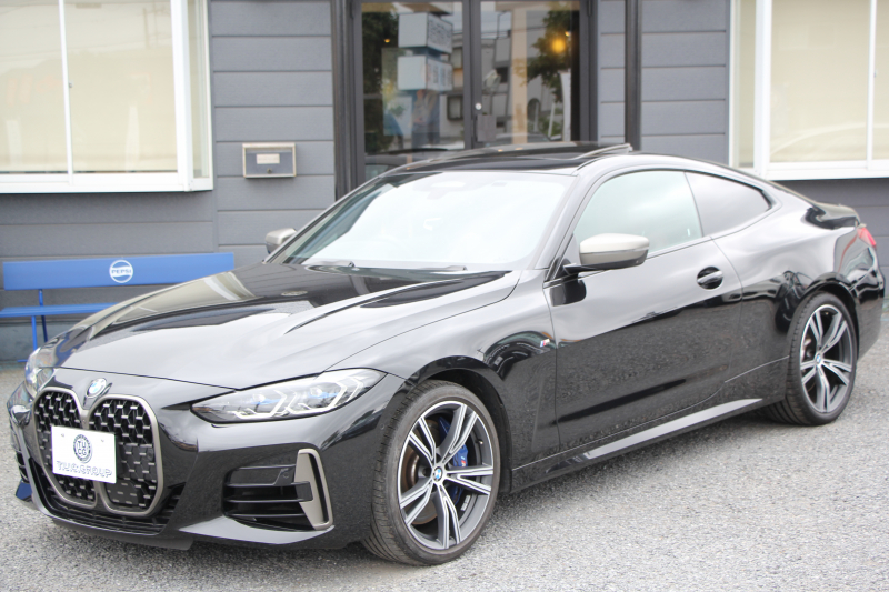 BMW 4シリーズ M440i Xdrive ｸｰﾍﾟｲﾉﾍﾞｰｼｮﾝP 4WD ｻﾝﾙｰﾌ ﾋｰﾀｰ赤革 渋滞ﾊﾝｽﾞｵﾌ ﾊｰﾏﾝｶｰﾄﾞﾝ ﾚｰｻﾞｰﾗｲﾄ ｲﾝﾃﾞｨﾋﾞｼﾞｭｱﾙ19AW 387馬力 直6ﾀｰﾎﾞ追従ACC HUD 360度ｶﾒﾗ 電動ﾄﾗﾝｸ ﾗｲﾌﾞｺｯｸﾋﾟｯﾄ ﾀｯﾁ画面HDDﾅﾋﾞTV ｱｯﾌﾟﾙｶｰﾌﾟﾚｲ 2年保証