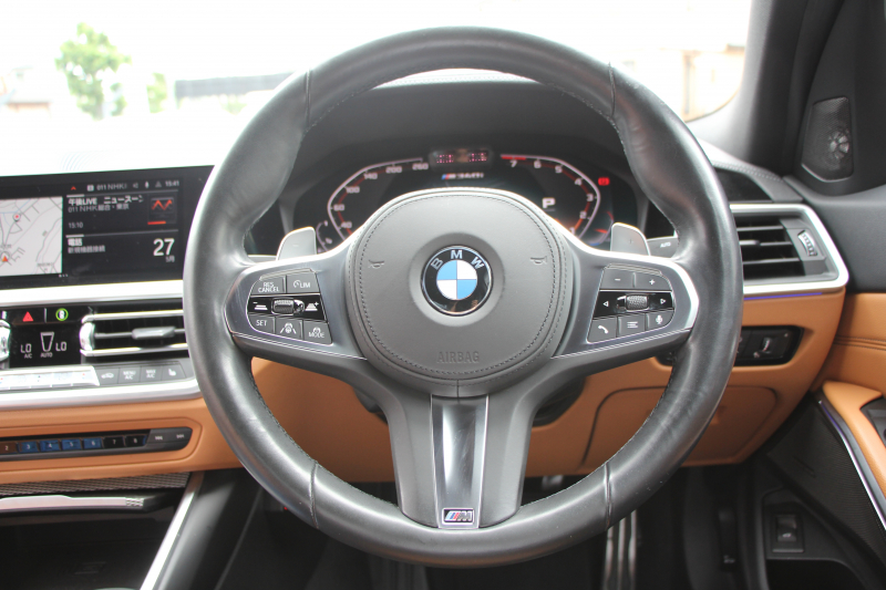 BMW 3シリーズ M340i Xdrive ｲﾉﾍﾞｰｼｮﾝP 4WD 直6ﾀｰﾎﾞ387馬力 ﾋｰﾀｰ茶革 ﾚｰｻﾞｰﾗｲﾄ 渋滞ﾊﾝｽﾞｵﾌ HUD ｼﾞｪｽﾁｬｰC ﾊｰﾏﾝｶｰﾄﾞﾝｻﾗｳﾝﾄﾞｱﾀﾞﾌﾟﾃｨﾌﾞMｻｽ 専用ﾃﾞﾌ 19AW Mｽﾎﾟｰﾂﾌﾞﾚｰｷ BMWﾗｲﾌﾞｺｯｸﾋﾟｯﾄﾞﾊﾟｰｷﾝｸﾞｱｼｽﾄﾌﾟﾗｽ 360度ｶﾒﾗ 2年保証