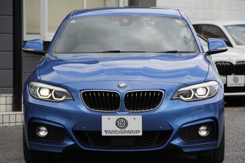 BMW 2シリーズ 220i ｸｰﾍﾟMｽﾎﾟｰﾂ 後期ﾓﾃﾞﾙ ﾌｪｲｽﾘﾌﾄ後 追従ACC LEDﾍｯﾄﾞﾗｲﾄ&ﾃｰﾙ ｵﾌﾟｼｮﾝ18AW ｼｰﾄﾋｰﾀｰ ﾀｯﾁ画面HDDﾅﾋﾞPｱｼｽﾄ Bｶﾒﾗ ｵｰﾄｴｱｺﾝ 衝突軽減ﾌﾞﾚｰｷ 車線逸脱警告 歩行者警告 専用ｴｱﾛ Bluetooth接続 2年保証
