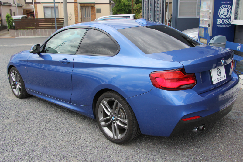 BMW 2シリーズ 220i ｸｰﾍﾟMｽﾎﾟｰﾂ 後期ﾓﾃﾞﾙ ﾌｪｲｽﾘﾌﾄ後 追従ACC LEDﾍｯﾄﾞﾗｲﾄ&ﾃｰﾙ ｵﾌﾟｼｮﾝ18AW ｼｰﾄﾋｰﾀｰ ﾀｯﾁ画面HDDﾅﾋﾞPｱｼｽﾄ Bｶﾒﾗ ｵｰﾄｴｱｺﾝ 衝突軽減ﾌﾞﾚｰｷ 車線逸脱警告 歩行者警告 専用ｴｱﾛ Bluetooth接続 2年保証