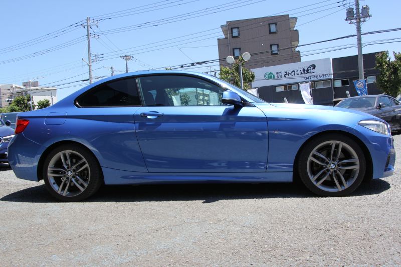 BMW 2シリーズ 220i ｸｰﾍﾟMｽﾎﾟｰﾂ 後期ﾓﾃﾞﾙ ﾌｪｲｽﾘﾌﾄ後 追従ACC LEDﾍｯﾄﾞﾗｲﾄ&ﾃｰﾙ ｵﾌﾟｼｮﾝ18AW ｼｰﾄﾋｰﾀｰ ﾀｯﾁ画面HDDﾅﾋﾞPｱｼｽﾄ Bｶﾒﾗ 左右独立ｵｰﾄｴｱｺﾝ 衝突軽減ﾌﾞﾚｰｷ 車線逸脱警告 歩行者警告 専用ｴｱﾛ Bluetooth接続 2年保証