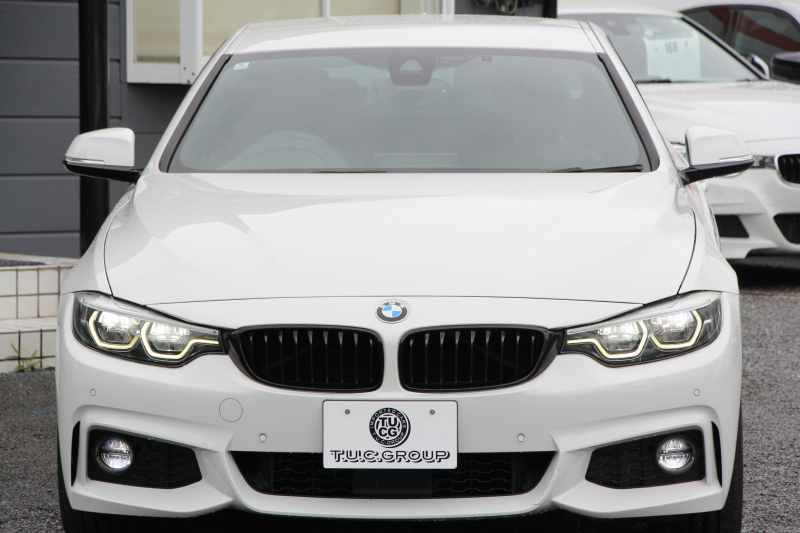 BMW 4シリーズ 420i ｸｰﾍﾟMｽﾎﾟｰﾂ 最終ﾓﾃﾞﾙ 専用LEDｽﾓｰｸﾃｰﾙ&ｴｱﾛﾘｱﾃﾞｨﾌｭｰｻﾞｰ NEWﾙｰﾑﾐﾗｰ 追従ACC ﾚｰﾝﾁｪﾝｼﾞ警告 LEDﾍｯﾄﾞﾗｲﾄ&ﾃｰﾙ ﾋｰﾀｰ黒革 ﾀｯﾁ画面HDDﾅﾋﾞTV 液晶ﾒｰﾀｰ 衝突軽減ﾌﾞﾚｰｷ 車線逸脱警告 歩行者警告 Bｶﾒﾗ Bluetooth接続 2年保証