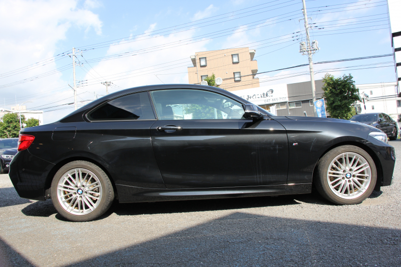 BMW 2シリーズ 220i ｸｰﾍﾟMｽﾎﾟｰﾂ 後期ﾓﾃﾞﾙ 追従ACC LEDﾍｯﾄﾞﾗｲﾄ&ﾃｰﾙ 追従ACC ﾀｯﾁ画面HDDﾅﾋﾞPｱｼｽﾄ ｵｰﾄｴｱｺﾝ 衝突軽減ﾌﾞﾚｰｷ 車線逸脱警告 歩行者警告 専用ｴｱﾛ Bluetooth接続 ｽﾏｰﾄｷｰ 直噴ﾀｰﾎﾞ8速AT 2年保証