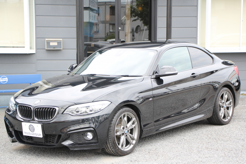 BMW 2シリーズ 220i ｸｰﾍﾟMｽﾎﾟｰﾂ 後期ﾓﾃﾞﾙ 追従ACC LEDﾍｯﾄﾞﾗｲﾄ&ﾃｰﾙ M235i&M240i用18AW  ﾀｯﾁ画面HDDﾅﾋﾞPｱｼｽﾄ ｵｰﾄｴｱｺﾝ 衝突軽減ﾌﾞﾚｰｷ 車線逸脱警告 歩行者警告 専用ｴｱﾛ Bluetooth接続 直噴ﾀｰﾎﾞ8速AT 2年保証