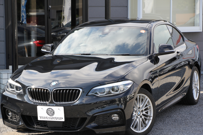 BMW 2シリーズ 220i ｸｰﾍﾟMｽﾎﾟｰﾂ 後期ﾓﾃﾞﾙ 追従ACC LEDﾍｯﾄﾞﾗｲﾄ&ﾃｰﾙ 追従ACC ﾀｯﾁ画面HDDﾅﾋﾞPｱｼｽﾄ ｵｰﾄｴｱｺﾝ 衝突軽減ﾌﾞﾚｰｷ 車線逸脱警告 歩行者警告 専用ｴｱﾛ Bluetooth接続 ｽﾏｰﾄｷｰ 直噴ﾀｰﾎﾞ8速AT 2年保証