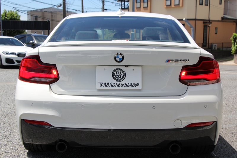 BMW 2シリーズ M240i ｸｰﾍﾟ後期 B58新ｴﾝｼﾞﾝ 直6ﾀｰﾎﾞ340馬力 追従ACC LEDﾍｯﾄﾞﾗｲﾄ LEDﾃｰﾙ ｼｰﾄﾋｰﾀｰ ｼﾞｪｯﾄﾌﾞﾗｯｸ19AW ｱﾀﾞﾌﾟﾃｨﾌﾞMｻｽ 専用ﾌﾞﾚｰｷ ﾀｯﾁ画面HDDﾅﾋﾞPｱｼｽﾄ ﾊﾟﾄﾞﾙｼﾌﾄ 8速AT 衝突軽減ﾌﾞﾚｰｷ 車線逸脱&歩行者警告 2年保証