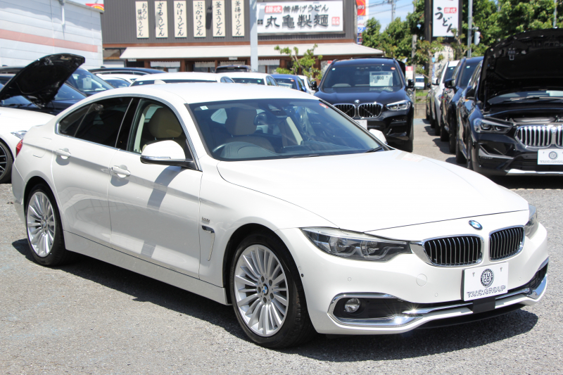 BMW 4シリーズ 420i ｸﾞﾗﾝｸｰﾍﾟﾗｸﾞｼﾞｭｱﾘｰ 後期 1ｵｰﾅ  真珠色 ﾋｰﾀｰ付ﾍﾞｰｼﾞｭﾚｻﾞｰ 液晶ﾒｰﾀｰ LEDﾍｯﾄﾞﾗｲﾄ&ﾃｰﾙ 追従ACC ﾚｰﾝﾁｪﾝｼﾞ警告 ﾌﾙｾｸﾞTV ﾄｯﾌﾟﾋﾞｭｰｶﾒﾗ ｻｲﾄﾞﾋﾞｭｰｶﾒﾗ Pｱｼｽﾄ ﾀｯﾁ画面HDDﾅﾋﾞ電動ﾄﾗﾝｸ ｽﾏｰﾄｷｰ 2年保証