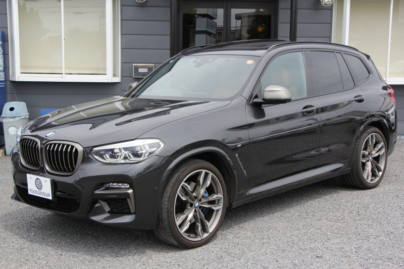 BMW X3 M40d ｾﾚｸﾄP 中期 新型式3CA-UZ7230 新ｴﾝｼﾞﾝ ﾏｲﾙﾄﾞHV ﾊﾟﾉﾗﾏｻﾝR 全席ﾋｰﾀｰ茶革 ﾊｰﾏﾝｶｰﾄﾞﾝ ﾘｱｼｰﾄ可倒調整 ｱﾀﾞﾌﾟﾃｨﾌﾞMｻｽ ｱﾝﾋﾞｴﾝﾄﾗｲﾄ BMWﾗｲﾌﾞｺｯｸﾋﾟｯﾄﾞﾀｯﾁ画面HDDﾅﾋﾞｱｯﾌﾟﾙｶｰﾌﾟﾚｲ 360度ｶﾒﾗ 電動ﾄﾗﾝｸ 2年保証