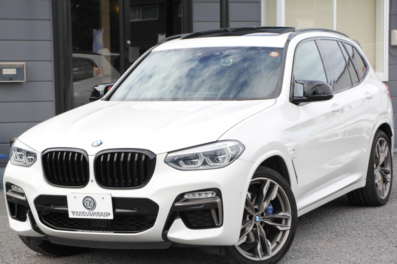 BMW X3 M40d 326馬力 3.0Lﾃﾞｨｰｾﾞﾙﾀｰﾎﾞﾊﾟﾉﾗﾏｻﾝﾙｰﾌ 全席ﾋｰﾀｰ黒革 ﾘｱｼｰﾄ可倒調整 ｱﾝﾋﾞｴﾝﾄﾗｲﾄ 21AW 追従ACC HUD 液晶ﾒｰﾀｰ ｽﾃｱﾘﾝｸﾞｻﾎﾟｰﾄ ﾀｯﾁ画面HDDﾅﾋﾞ360度ｶﾒﾗ LEDﾍｯﾄﾞﾗｲﾄ ｵｰﾄﾊｲﾋﾞｰﾑ 専用ﾃﾞﾌ&ﾌﾞﾚｰｷ 2年保証