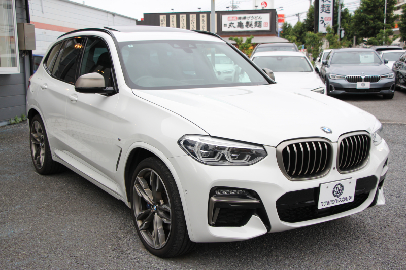 BMW X3 M40i ｾﾚｸﾄP 1ｵﾅ ﾊﾟﾉﾗﾏｻﾝﾙｰﾌ 全席ﾋｰﾀｰ黒革 ﾊｰﾏﾝｶｰﾄﾞﾝ 387馬力 直6ｶﾞｿﾘﾝﾀｰﾎﾞBMWﾗｲﾌﾞｺｯｸﾋﾟｯﾄﾞMｽﾎﾟｰﾂﾌﾞﾚｰｷ Mｽﾎﾟｰﾂ ﾃﾞﾌ ﾘｱｼｰﾄ可倒調整 360度ｶﾒﾗ ﾀｯﾁ画面HDDﾅﾋﾞTV ｱｯﾌﾟﾙｶｰﾌﾟﾚｲ LEDﾍｯﾄﾞﾗｲﾄ 電動ﾄﾗﾝｸ 2年保証