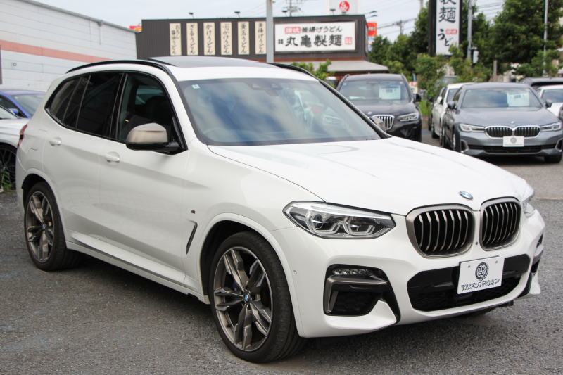 BMW X3 M40i ｾﾚｸﾄP 1ｵﾅ ﾊﾟﾉﾗﾏｻﾝﾙｰﾌ 全席ﾋｰﾀｰ黒革 ﾊｰﾏﾝｶｰﾄﾞﾝ 387馬力 直6ｶﾞｿﾘﾝﾀｰﾎﾞBMWﾗｲﾌﾞｺｯｸﾋﾟｯﾄﾞMｽﾎﾟｰﾂﾌﾞﾚｰｷ Mｽﾎﾟｰﾂ ﾃﾞﾌ ﾘｱｼｰﾄ可倒調整 360度ｶﾒﾗ ﾀｯﾁ画面HDDﾅﾋﾞTV ｱｯﾌﾟﾙｶｰﾌﾟﾚｲ LEDﾍｯﾄﾞﾗｲﾄ 電動ﾄﾗﾝｸ 2年保証
