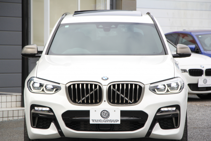 BMW X3 M40i ｾﾚｸﾄP 1ｵﾅ ﾊﾟﾉﾗﾏｻﾝﾙｰﾌ 全席ﾋｰﾀｰ黒革 ﾊｰﾏﾝｶｰﾄﾞﾝ 387馬力 直6ｶﾞｿﾘﾝﾀｰﾎﾞBMWﾗｲﾌﾞｺｯｸﾋﾟｯﾄﾞMｽﾎﾟｰﾂﾌﾞﾚｰｷ Mｽﾎﾟｰﾂ ﾃﾞﾌ ﾘｱｼｰﾄ可倒調整 360度ｶﾒﾗ ﾀｯﾁ画面HDDﾅﾋﾞTV ｱｯﾌﾟﾙｶｰﾌﾟﾚｲ LEDﾍｯﾄﾞﾗｲﾄ 電動ﾄﾗﾝｸ 2年保証