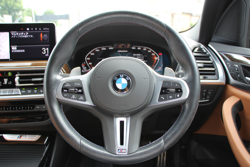 BMW X3 M40d ﾌｧｽﾄﾄﾗｯｸP 後期 ﾏｲﾙﾄﾞHV 1ｵﾅ 全席ﾋｰﾀｰ茶革 Mｽﾎﾟｰﾂｼｰﾄ Msp赤ﾌﾞﾚｰｷ Mｼｬﾄﾞｰﾗｲﾝ Mｼｰﾄﾍﾞﾙﾄ ｱﾀﾞﾌﾟﾃｨﾌﾞMｻｽ Mｽﾎﾟｰﾂﾃﾞﾌ 50thｴﾝﾌﾞﾚﾑ HUD 追従ACC 渋滞ﾊﾝｽﾞｵﾌ 340馬力 直6ｶﾃﾞｨｰｾﾞﾙﾀｰﾎﾞｱｯﾌﾟﾙｶｰﾌﾟﾚｲ 2年保証