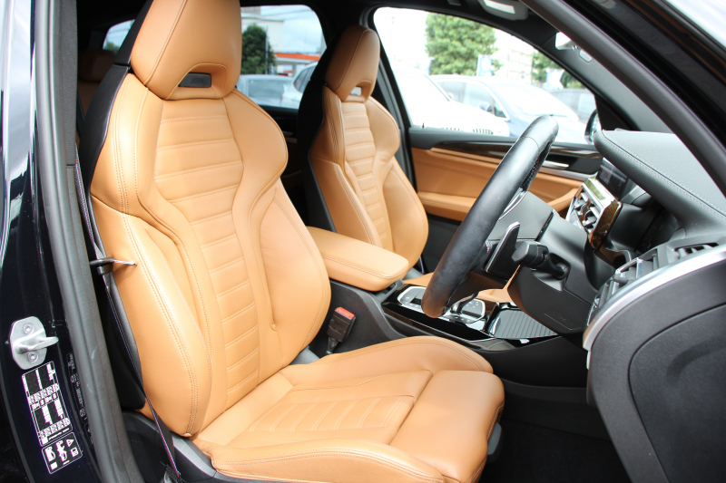 BMW X3 M40d ﾌｧｽﾄﾄﾗｯｸP 後期 ﾏｲﾙﾄﾞHV 1ｵﾅ 全席ﾋｰﾀｰ茶革 Mｽﾎﾟｰﾂｼｰﾄ Msp赤ﾌﾞﾚｰｷ Mｼｬﾄﾞｰﾗｲﾝ Mｼｰﾄﾍﾞﾙﾄ ｱﾀﾞﾌﾟﾃｨﾌﾞMｻｽ Mｽﾎﾟｰﾂﾃﾞﾌ 50thｴﾝﾌﾞﾚﾑ HUD 追従ACC 渋滞ﾊﾝｽﾞｵﾌ 340馬力 直6ｶﾃﾞｨｰｾﾞﾙﾀｰﾎﾞｱｯﾌﾟﾙｶｰﾌﾟﾚｲ 2年保証