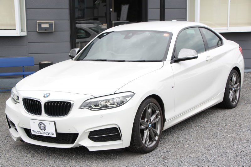 BMW 2シリーズ M240i ｸｰﾍﾟ後期 1ｵｰﾅ B58新ｴﾝｼﾞﾝ 直6ﾀｰﾎﾞ340馬力 ﾋｰﾀｰ黒革 LEDﾍｯﾄﾞﾗｲﾄ LEDﾃｰﾙ ｼﾞｪｯﾄﾌﾞﾗｯｸ19AW ｱﾀﾞﾌﾟﾃｨﾌﾞMｻｽ 専用ﾌﾞﾚｰｷ ﾀｯﾁ画面HDDﾅﾋﾞPｱｼｽﾄ ﾊﾟﾄﾞﾙｼﾌﾄ 8速AT 衝突軽減ﾌﾞﾚｰｷ 車線逸脱警告 歩行者警告 2年保証