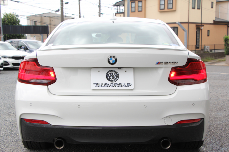 BMW 2シリーズ M240i ｸｰﾍﾟ後期 1ｵｰﾅ B58新ｴﾝｼﾞﾝ 直6ﾀｰﾎﾞ340馬力 ﾋｰﾀｰ黒革 LEDﾍｯﾄﾞﾗｲﾄ LEDﾃｰﾙ ｼﾞｪｯﾄﾌﾞﾗｯｸ19AW ｱﾀﾞﾌﾟﾃｨﾌﾞMｻｽ 専用ﾌﾞﾚｰｷ ﾀｯﾁ画面HDDﾅﾋﾞPｱｼｽﾄ ﾊﾟﾄﾞﾙｼﾌﾄ 8速AT 衝突軽減ﾌﾞﾚｰｷ 車線逸脱警告 歩行者警告 2年保証