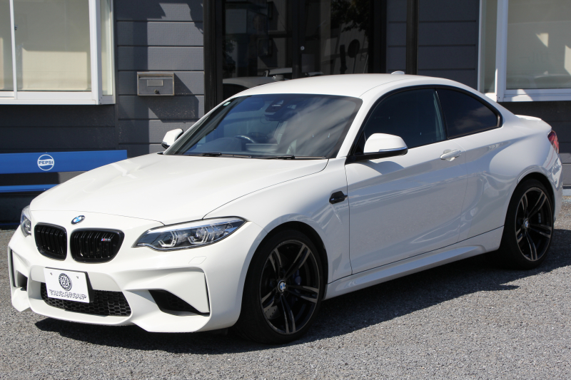 BMW Mシリーズ M2ｸｰﾍﾟMDCT 1ｵｰﾅ 後期ﾓﾃﾞﾙ 370馬力 直6ﾀｰﾎﾞﾋｰﾀｰ黒革 LEDﾍｯﾄﾞﾗｲﾄ LEDﾃｰﾙ ﾊｰﾏﾝｶｰﾄﾞﾝ ﾀｯﾁ画面HDDﾅﾋﾞBｶﾒﾗ 専用19AW 専用ﾌﾞﾚｰｷ 衝突軽減ﾌﾞﾚｰｷ 車線逸脱警告 歩行者警告 ﾌﾞﾚｰｷ付ｸﾙｺﾝ ｽﾏｰﾄｷｰ ﾊﾟﾄﾞﾙｼﾌﾄ 2年保証