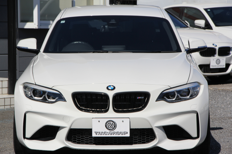 BMW Mシリーズ M2ｸｰﾍﾟMDCT 1ｵｰﾅ 後期ﾓﾃﾞﾙ 370馬力 直6ﾀｰﾎﾞﾋｰﾀｰ黒革 LEDﾍｯﾄﾞﾗｲﾄ LEDﾃｰﾙ ﾊｰﾏﾝｶｰﾄﾞﾝ ﾀｯﾁ画面HDDﾅﾋﾞBｶﾒﾗ 専用19AW 専用ﾌﾞﾚｰｷ 衝突軽減ﾌﾞﾚｰｷ 車線逸脱警告 歩行者警告 ﾌﾞﾚｰｷ付ｸﾙｺﾝ ｽﾏｰﾄｷｰ ﾊﾟﾄﾞﾙｼﾌﾄ 2年保証