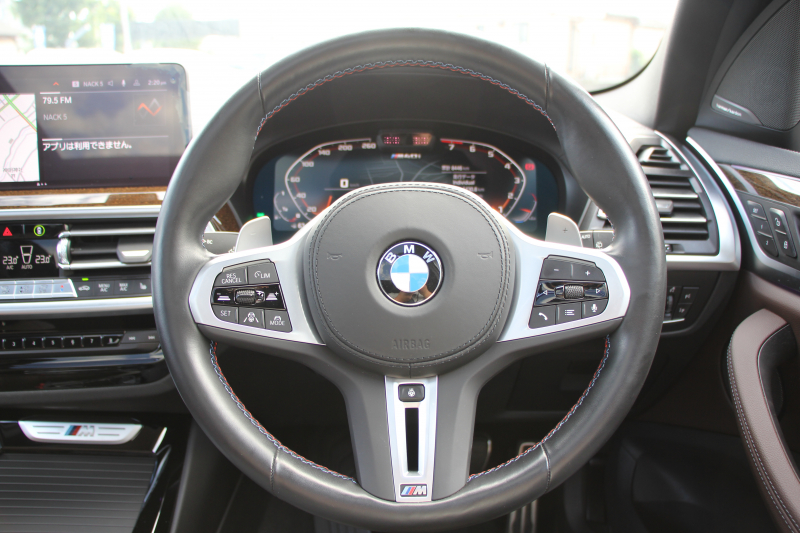 BMW X3 M40i 後期ﾓﾃﾞﾙ ｾﾚｸﾄP 387馬力 直6ｶﾞｿﾘﾝﾀｰﾎﾞﾊﾟﾉﾗﾏｻﾝﾙｰﾌ 全席ﾋｰﾀｰ茶革 ｱﾀﾞﾌﾟﾃｨﾌﾞMｻｽ ﾊｰﾏﾝｶｰﾄﾞﾝ HUD 追従ACC 渋滞ﾊﾝｽﾞｵﾌ ｽﾃｱﾘﾝｸﾞﾋｰﾀｰ ｼﾞｪｽﾁｬｰC 360度ｶﾒﾗ ﾘｱｼｰﾄ可倒調整 ｱﾝﾋﾞｴﾝﾄﾗｲﾄ LEDﾍｯﾄﾞﾗｲﾄ 2年保証