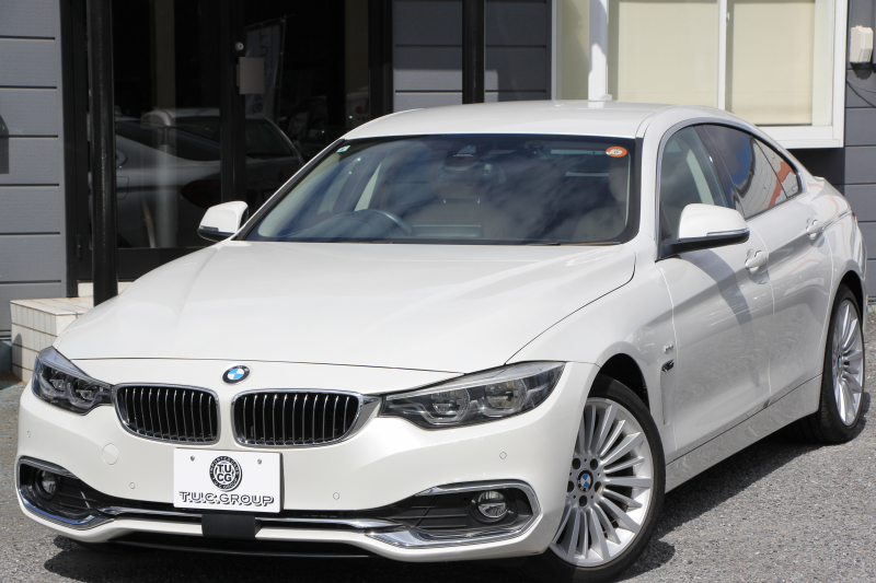 BMW 4シリーズ 420i ｸﾞﾗﾝｸｰﾍﾟﾗｸﾞｼﾞｭｱﾘｰ 後期 真珠色 ﾋｰﾀｰ付ﾍﾞｰｼﾞｭﾚｻﾞｰ LEDﾍｯﾄﾞﾗｲﾄ LEDﾃｰﾙ 液晶ﾒｰﾀｰ 追従ACC iﾄﾞﾗｲﾌﾞHDDﾅﾋﾞﾌﾙｾｸﾞTV 衝突軽減ﾌﾞﾚｰｷ 車線逸脱警告 歩行者警告 電動ﾘｱｹﾞｰﾄ ｱﾝﾋﾞｴﾝﾄﾗｲﾄ ｸﾛｰﾑﾗｲﾝ 2年保証