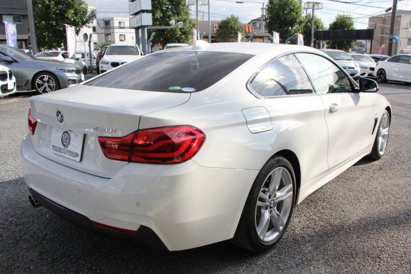 BMW 4シリーズ 420i ｸｰﾍﾟMｽﾎﾟｰﾂ 後期 1ｵｰﾅ LEDﾍｯﾄﾞﾗｲﾄ LEDﾃｰﾙ 追従ACC HDDﾅﾋﾞﾌﾙｾｸﾞTV 液晶ﾒｰﾀｰ 衝突軽減ﾌﾞﾚｰｷ 車線逸脱警告 歩行者警告 ﾚｰﾝﾁｪﾝｼﾞ警告 Bluetooth接続 専用ｴｱﾛ ﾊﾟﾄﾞﾙｼﾌﾄ 2年保証