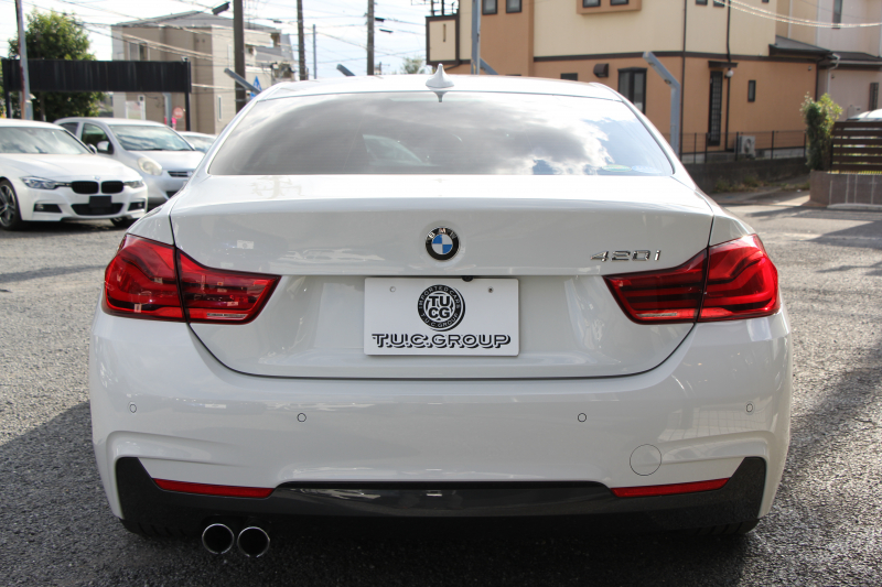 BMW 4シリーズ 420i ｸｰﾍﾟMｽﾎﾟｰﾂ 後期 1ｵｰﾅ LEDﾍｯﾄﾞﾗｲﾄ LEDﾃｰﾙ 追従ACC HDDﾅﾋﾞﾌﾙｾｸﾞTV 液晶ﾒｰﾀｰ 衝突軽減ﾌﾞﾚｰｷ 車線逸脱警告 歩行者警告 ﾚｰﾝﾁｪﾝｼﾞ警告 Bluetooth接続 専用ｴｱﾛ ﾊﾟﾄﾞﾙｼﾌﾄ 2年保証
