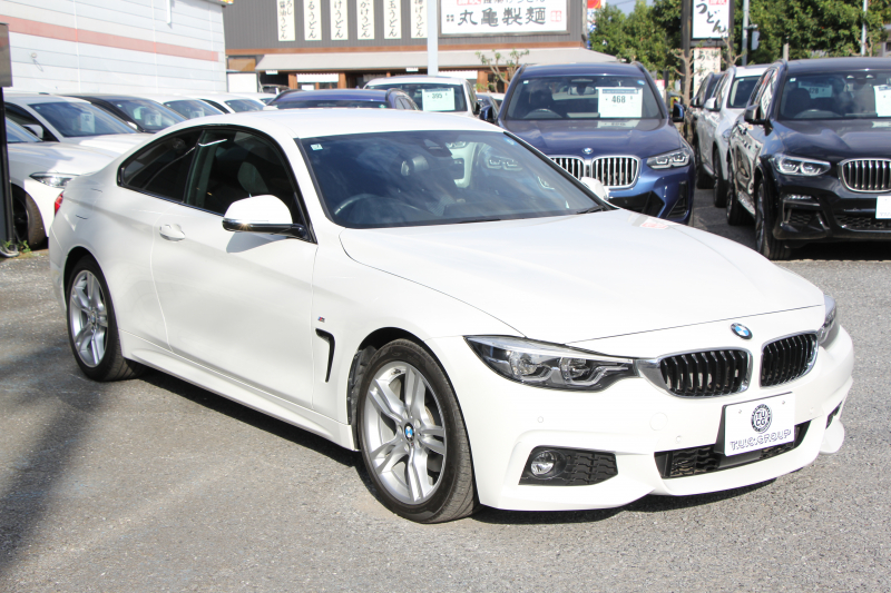 BMW 4シリーズ 420i ｸｰﾍﾟMｽﾎﾟｰﾂ 後期 1ｵｰﾅ LEDﾍｯﾄﾞﾗｲﾄ LEDﾃｰﾙ 追従ACC HDDﾅﾋﾞﾌﾙｾｸﾞTV 液晶ﾒｰﾀｰ 衝突軽減ﾌﾞﾚｰｷ 車線逸脱警告 歩行者警告 ﾚｰﾝﾁｪﾝｼﾞ警告 Bluetooth接続 専用ｴｱﾛ ﾊﾟﾄﾞﾙｼﾌﾄ 2年保証