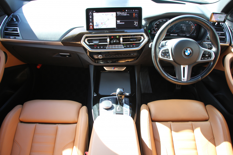 BMW X3 M40d ﾌｧｽﾄﾄﾗｯｸP 後期 ﾏｲﾙﾄﾞHV 全席ﾋｰﾀｰ茶革 Mｽﾎﾟｰﾂｼｰﾄ Msp赤ﾌﾞﾚｰｷ Mｼｬﾄﾞｰﾗｲﾝ Mｼｰﾄﾍﾞﾙﾄ ｱﾀﾞﾌﾟﾃｨﾌﾞMｻｽ Mｽﾎﾟｰﾂﾃﾞﾌ 50thｴﾝﾌﾞﾚﾑ HUD 追従ACC 渋滞ﾊﾝｽﾞｵﾌ 340馬力 直6ｶﾃﾞｨｰｾﾞﾙﾀｰﾎﾞｱｯﾌﾟﾙｶｰﾌﾟﾚｲ 2年保証